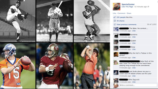 ESPN Thinks Tim Tebow Warrants Consideration As The "Best Lefty In Sports History"